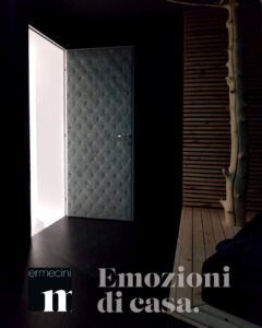 Come può cambiare una stanza... porta rivestita in materiale lavabile con cucitu...